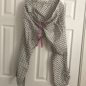 Gap body polka dot sleep pant navy dots